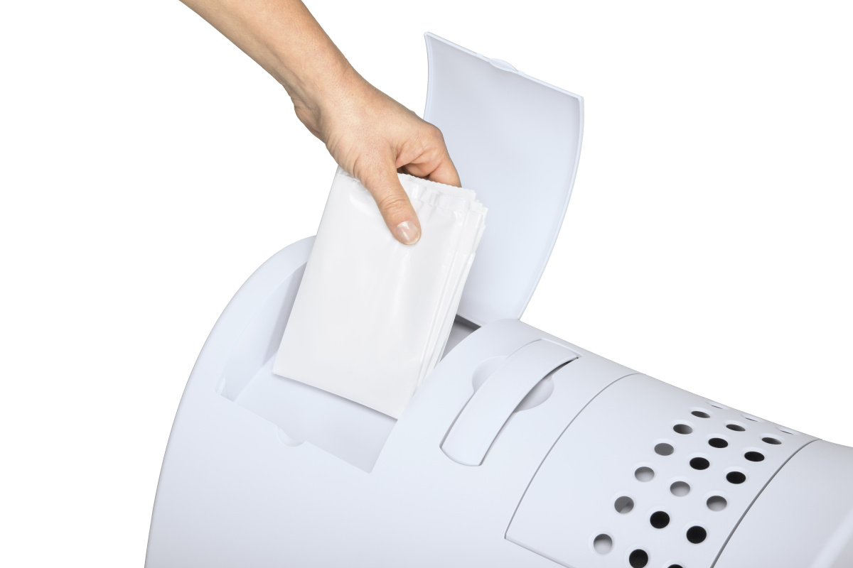 Закрытый туалет-домик с угольным фильтром и лопаткой для котов Imac Zuma