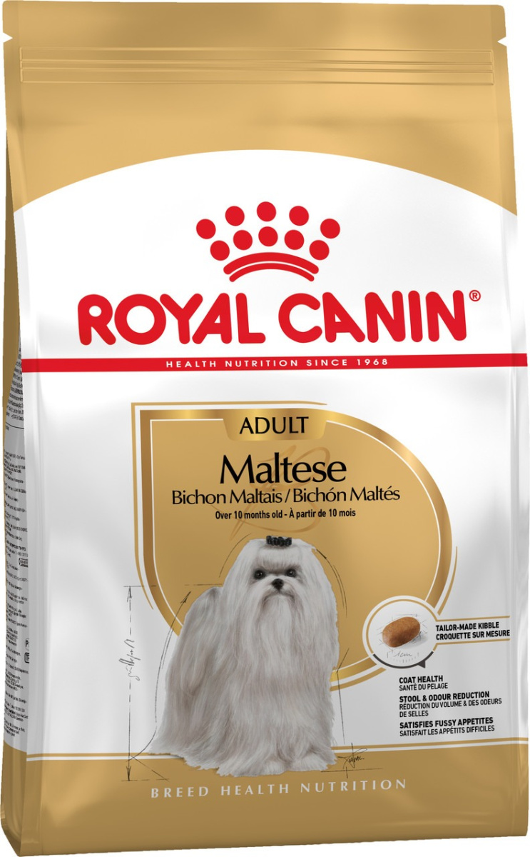 Сухой корм для собак породы Мальтийская Болонка после 10 месяцев Royal Canin Maltese Adult 
