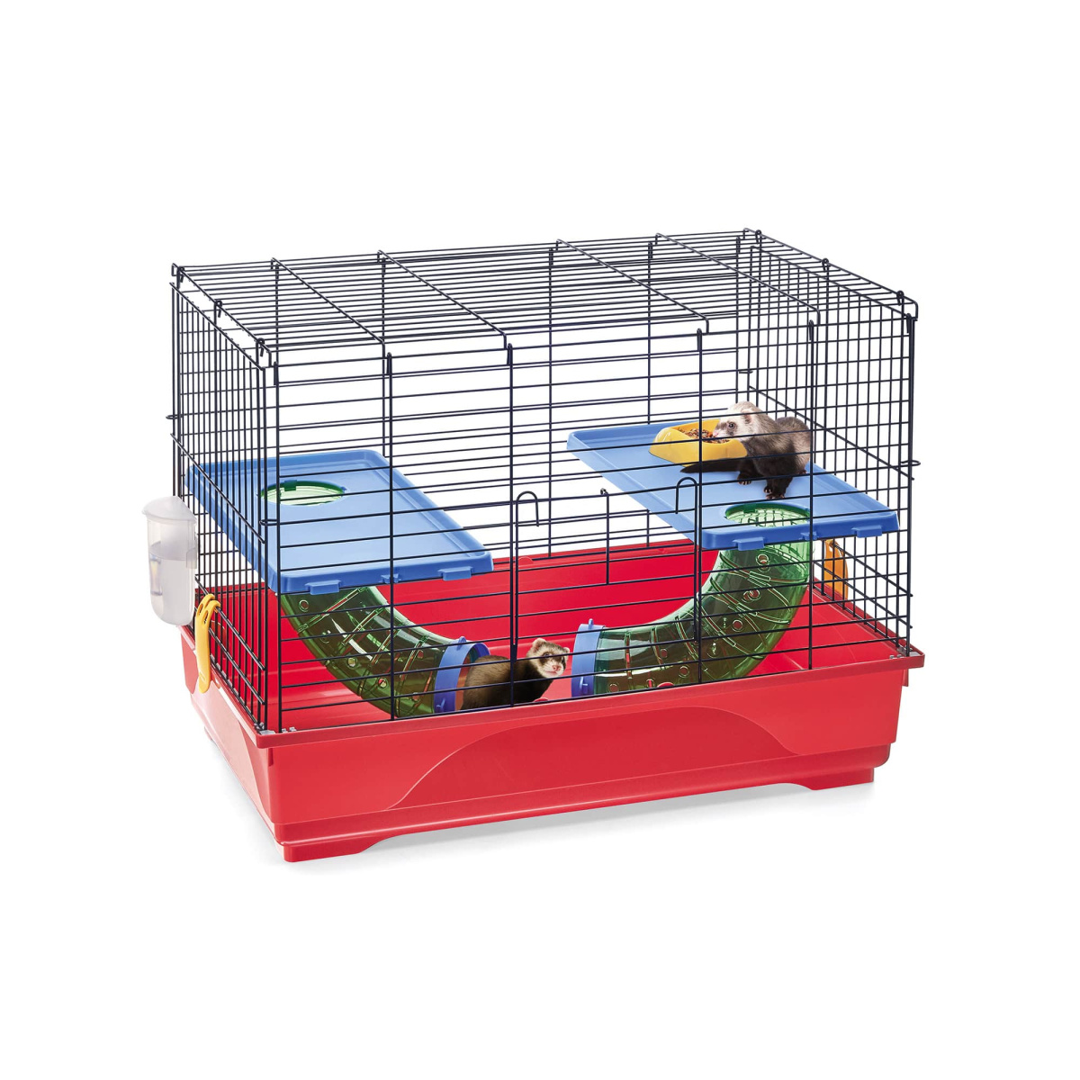 Двухэтажная клетка для хорька с туннелями Imac Ferret Flat