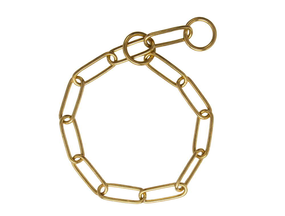 Металевий декоративний нашийник-ланцюжок для середніх та великих собак Chain Necklace Collar Nobby