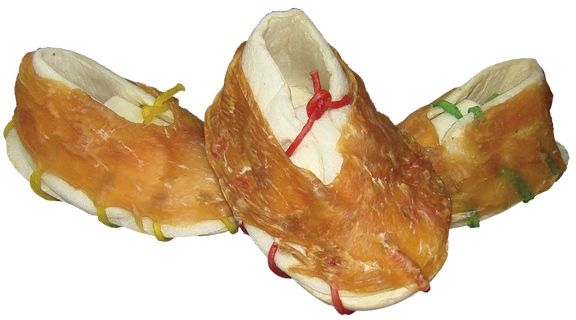 Ласощі для собак Жувальні тапочки з буйвола з курячим м'ясом Nobby StarSnack BBQ Chicken