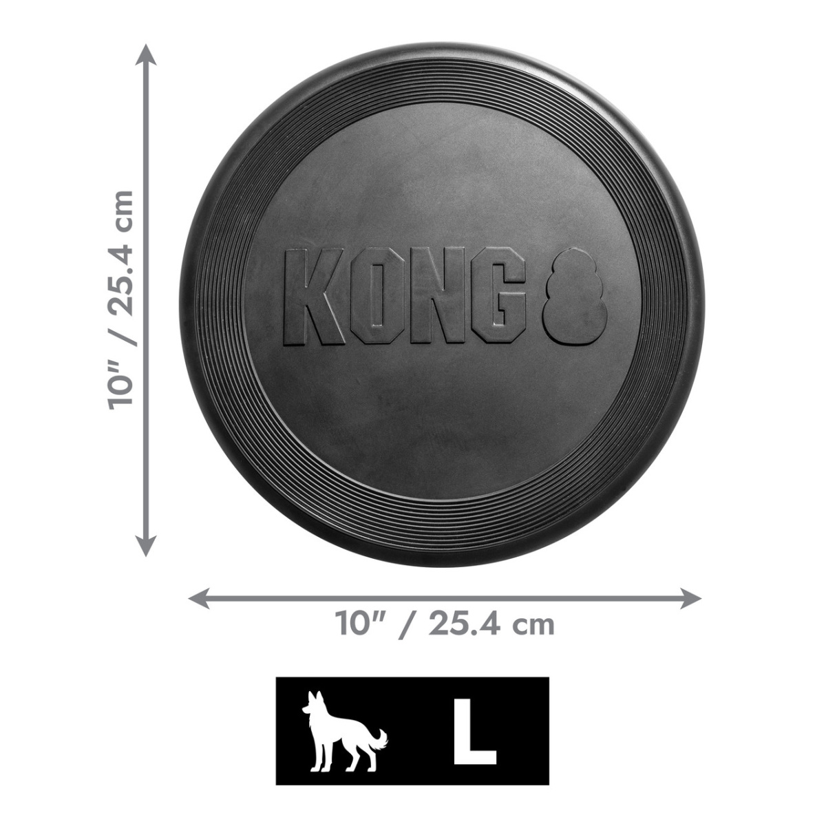 KONG Extreme Flyer Антивандальная игрушка для собак Сверхпрочный Летающий диск