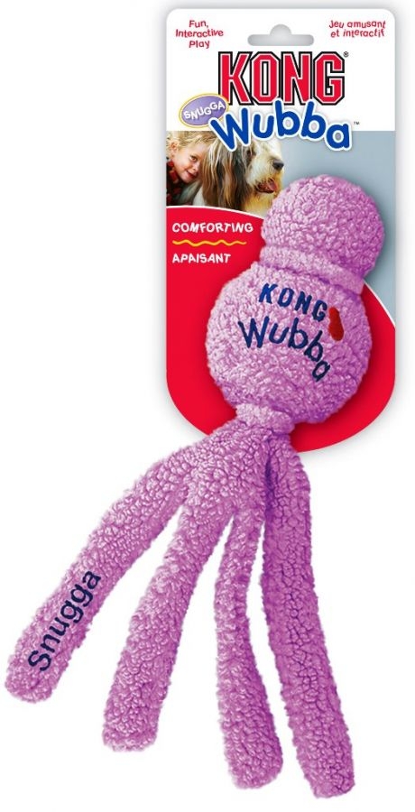 Игрушка для собак Бесшумные Животные Вубба KONG Wubba Snugga