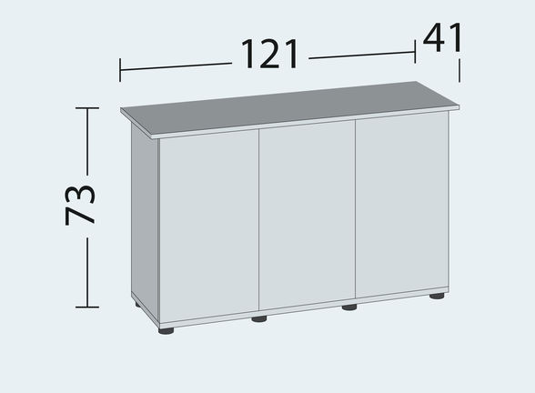 Трьохдверна тумба під акваріум 240 л Juwel SBX Rio 240