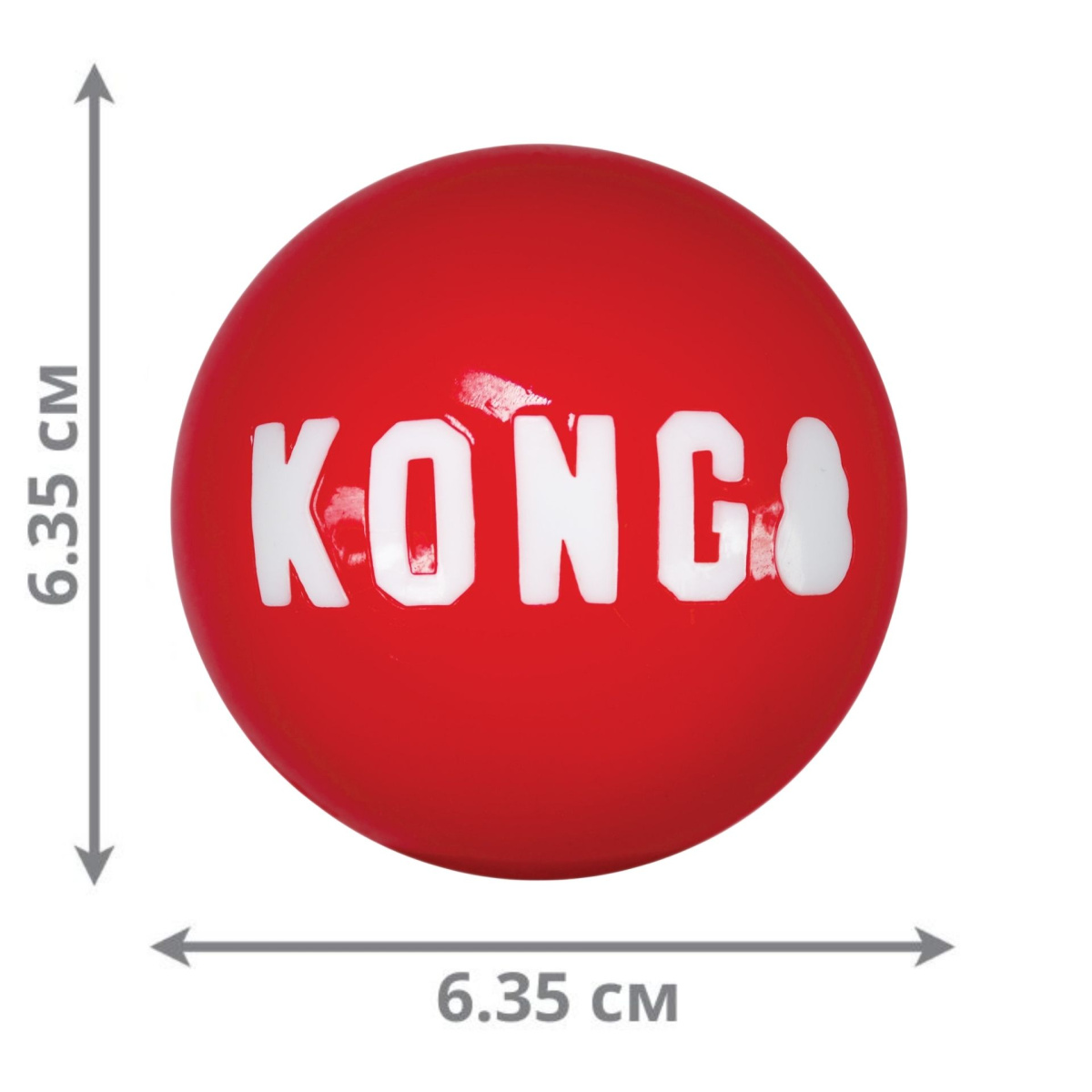 KONG Signature Ball Тренувальна іграшка для собак Надпружний М'яч