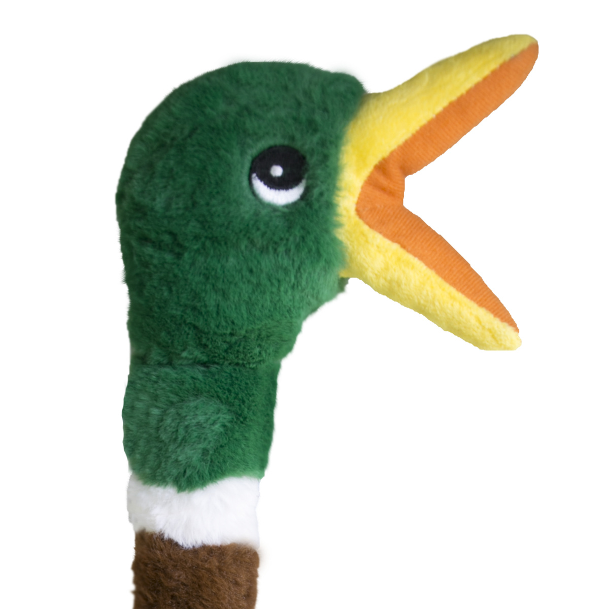 KONG Shakers Honkers Duck М'яка іграшка для собак Пищача Качка з канатною шиєю