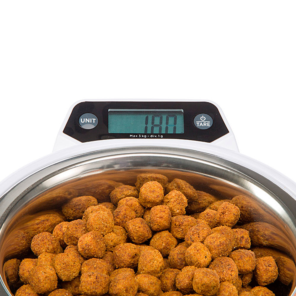 Миска для собак и кошек со встроенными цифровыми весами Ferplast Optima