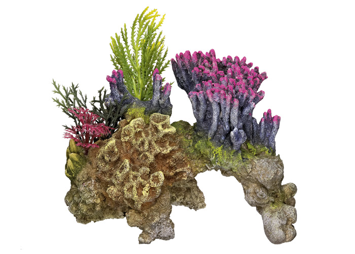 Декор для аквариума Коралл с ламинариями Coral Reef Aqua Ornaments Nobby