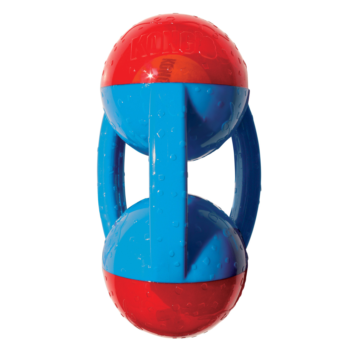 Игрушка для собак Гантель 2 in 1 для дрессировки KONG Jumbler Tri Assorted