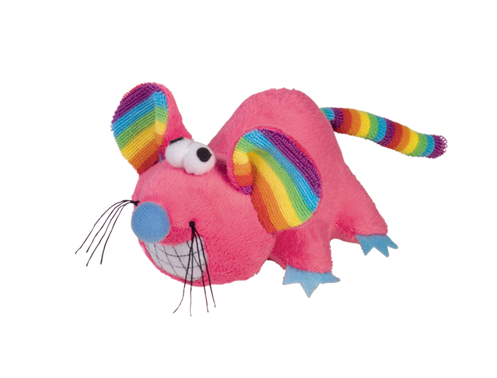Мягкая игрушка для кошек Плюшевая Мышка с кошачьей мятой Plush Catnip Nobby