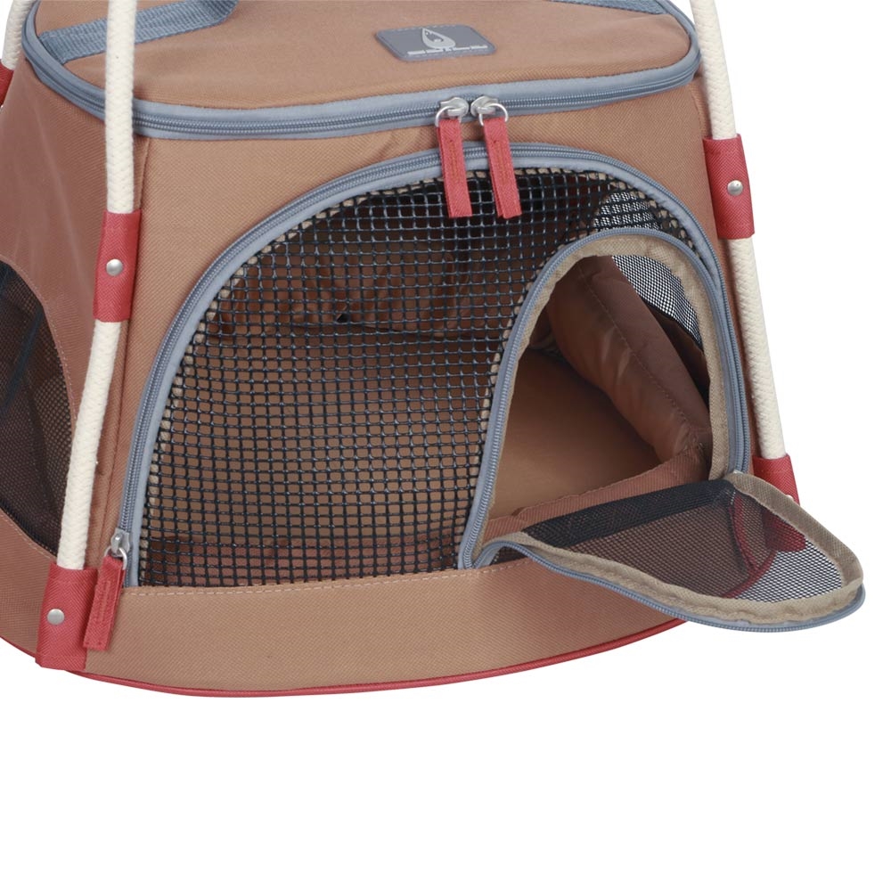 Сумка-переноска Трансформер для миниатюрных собак и котов весом до 6 кг Enoshima Cat 3 in 1 Nobby