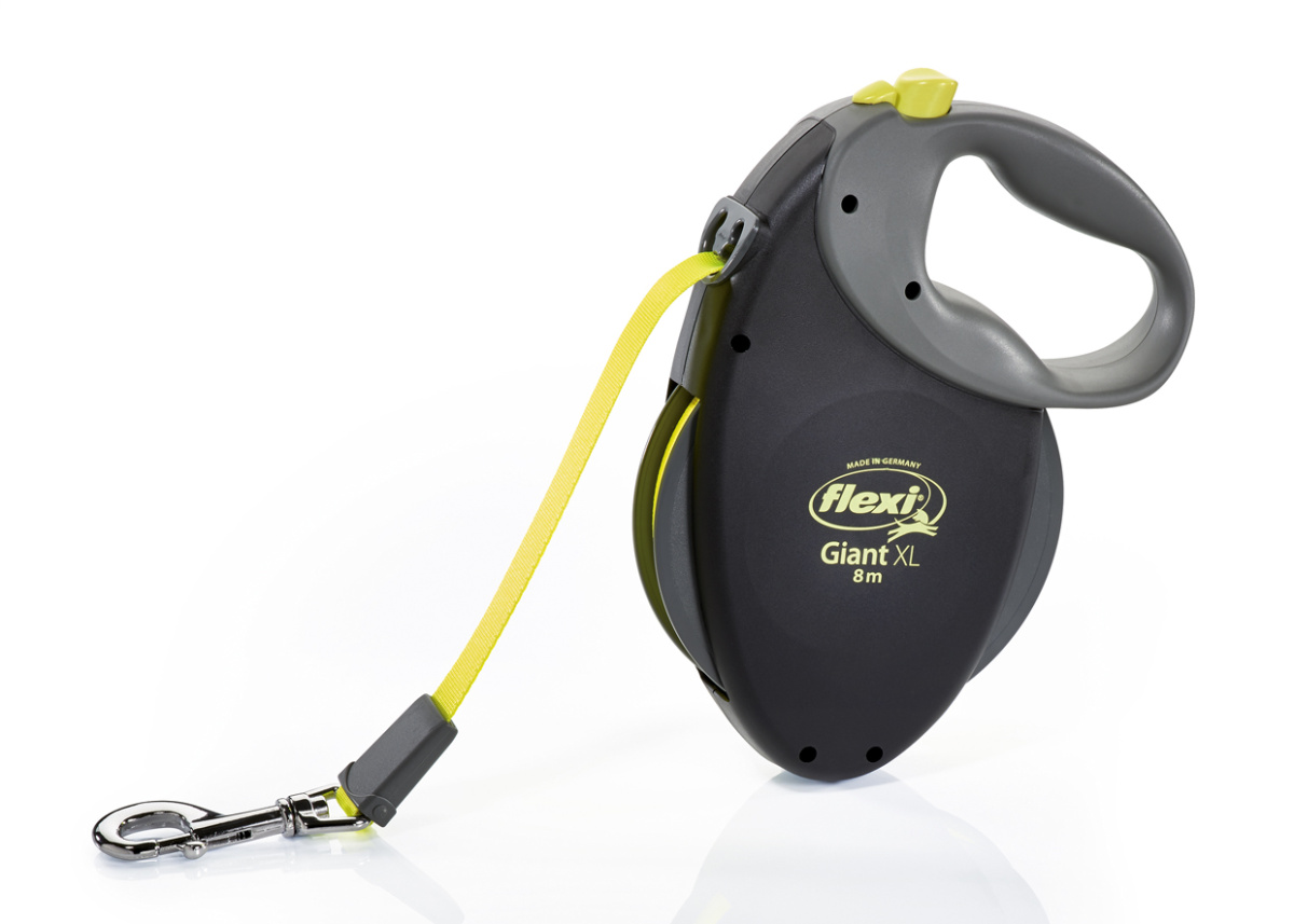 Поводок-рулетка для собак гигантских пород весом 50+ кг Flexi Giant XL Tape лента 8 m
