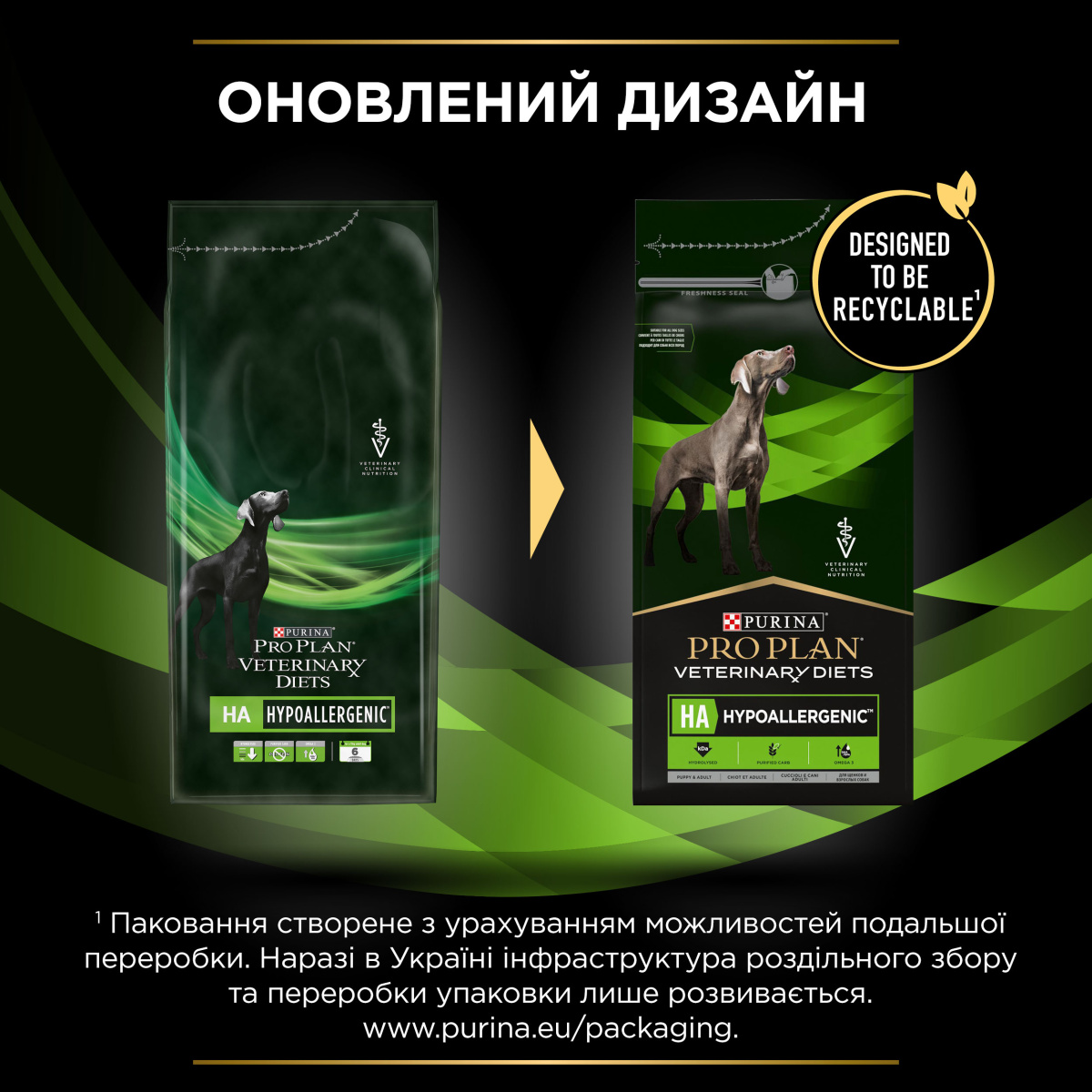Сухой лечебный корм для собак для снижения признаков аллергических реакций Purina Pro Plan Veterinary Diets HA Hypoallergenic