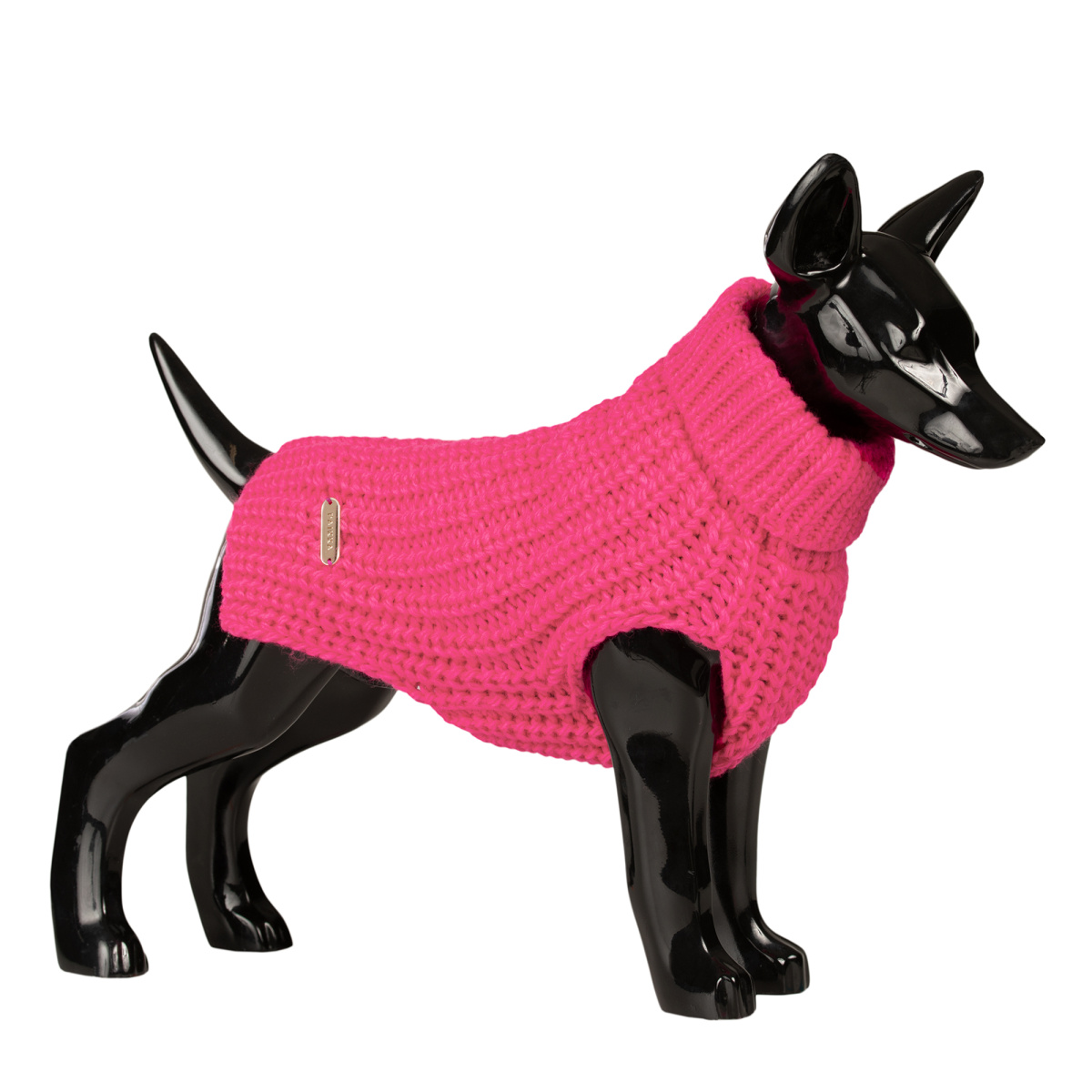 Вязаный розовый свитер ручной работы из овечьей шерсти для собак PAIKKA Knit Sweater Hot Pink Вязаный розовый свитер ручной работы из овечьей шерсти для собак PAIKKA Knit Sweater Hot Pink