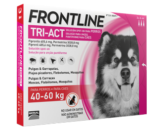 Капли от всех видов внешних паразитов для собак весом 40-60 кг Фронтлайн Три-Акт Boehringer Ingelheim Frontline Tri-Act Dogs