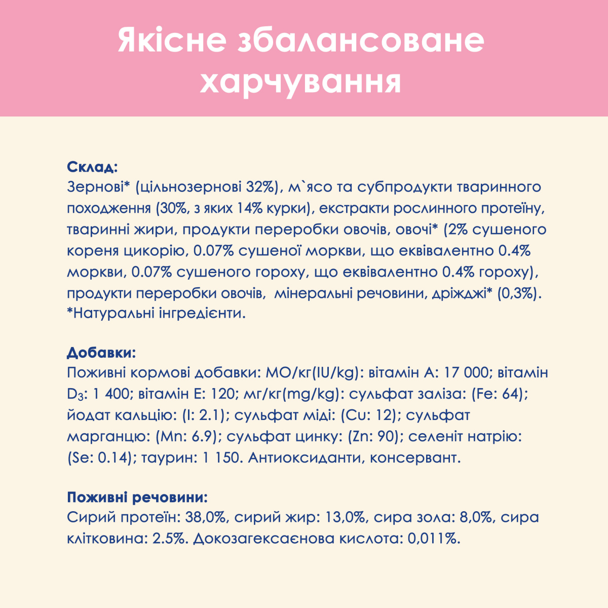 Сухий корм з куркою для кошенят, вагітних та годуючих кішок Purina Cat Chow Kitten Rich in Chicken