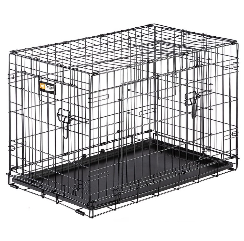 Металлическая клетка с поддоном для щенков и взрослых собак Dog-Inn Ferplast