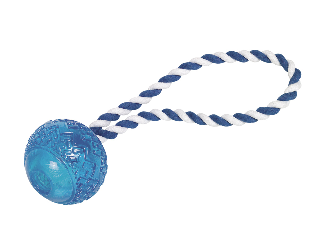 Іграшка для собак М'яч з мотузкою Nobby