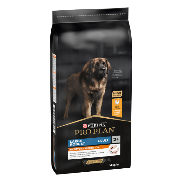 Сухий корм з куркою для великих собак масивної статури Purina Pro Plan Large Robust Adult 2+ Chicken