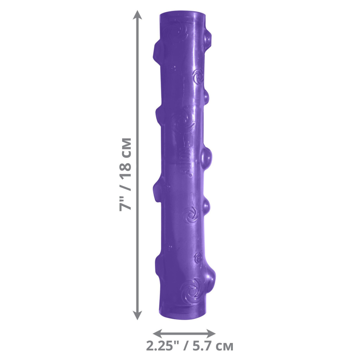 Игрушка для собак Жевательная Палочка с пищалкой KONG Squeezz Stick Dog