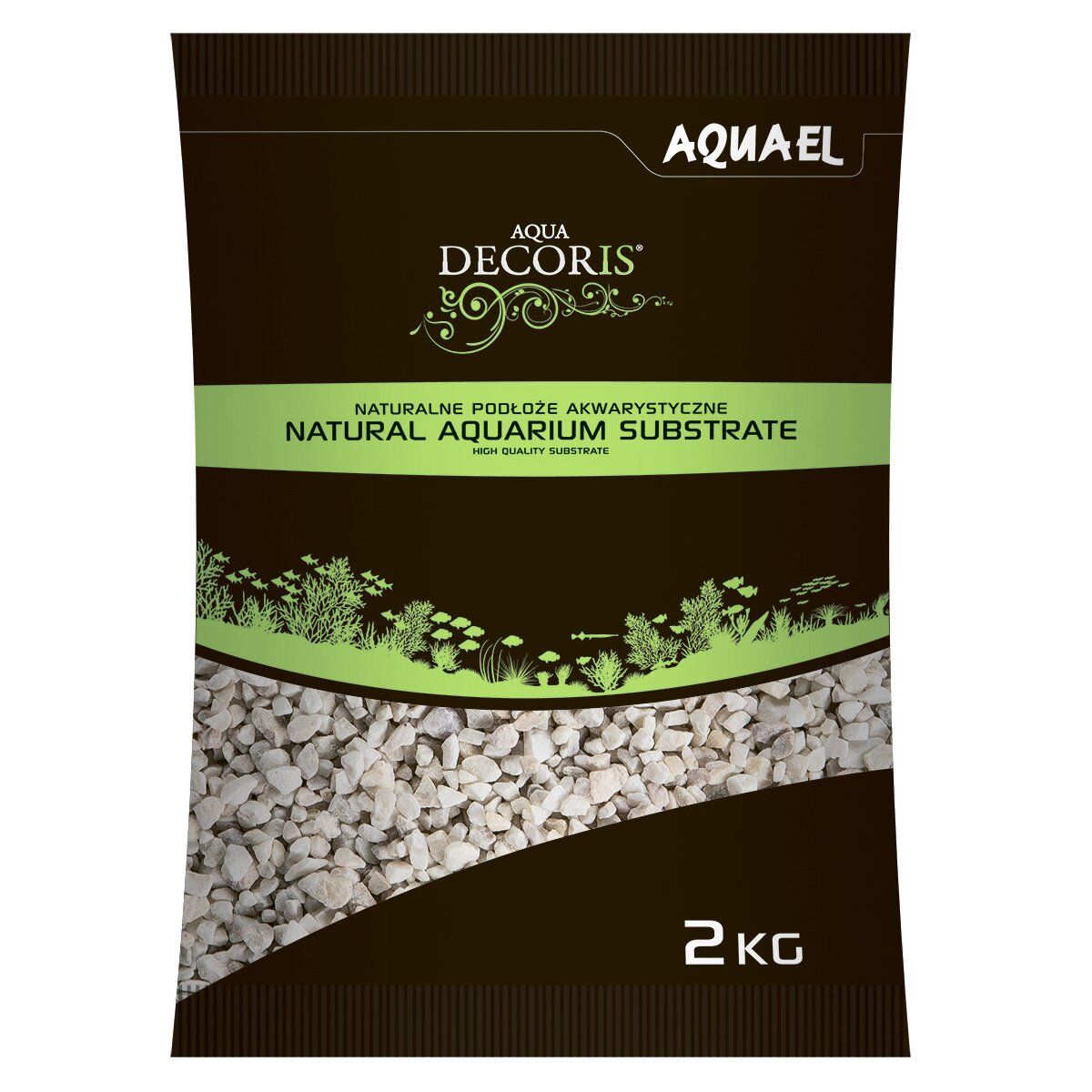 Ґрунт доломітовий гравій 2-4 мм для акваріума Aquael Aqua Decoris