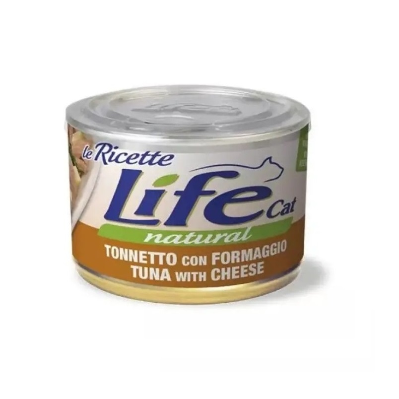 Консерва для кішок Тунець з Сиром Life Cat Natural Tuna & Cheese
