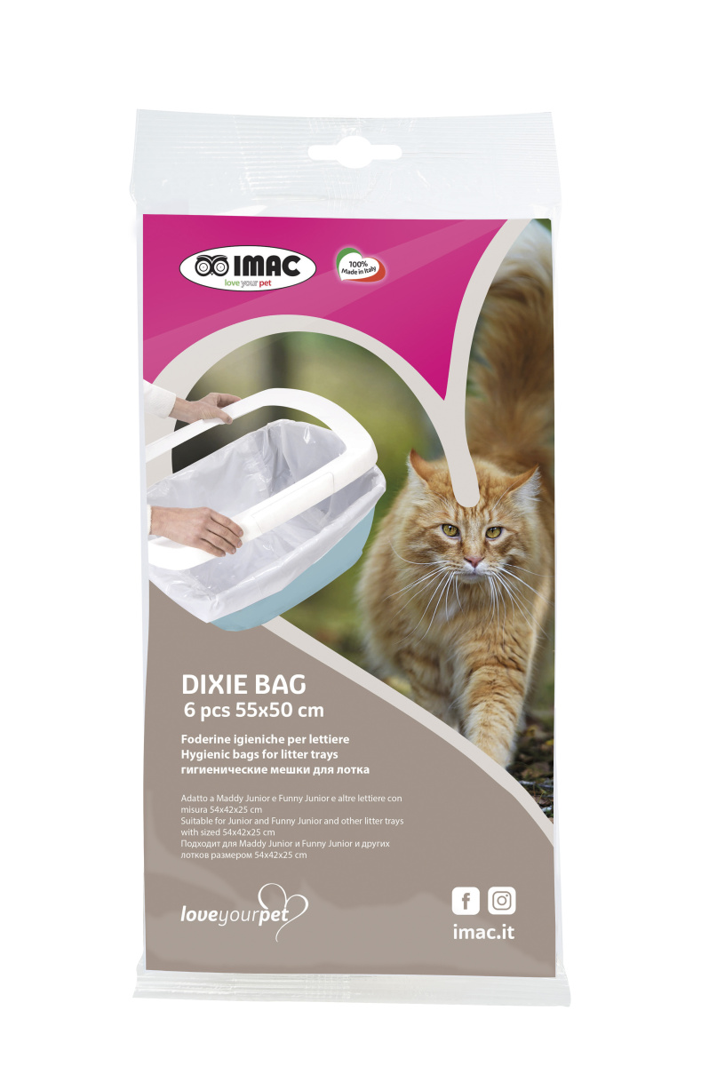 Пакеты для туалета с ободком Maddy Junior, Funny Junior для котов Imac Dixie Bag