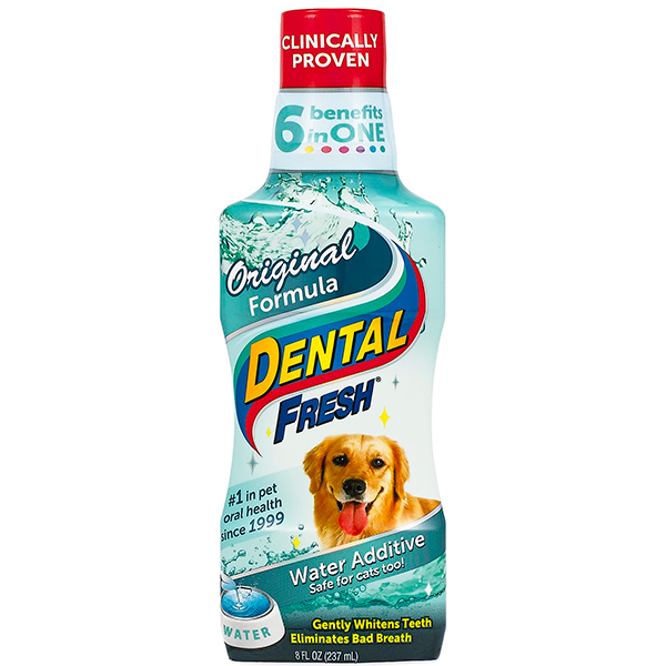 Рідина від зубного нальоту та запаху з пащі собак та котів SynergyLabs Dental Fresh