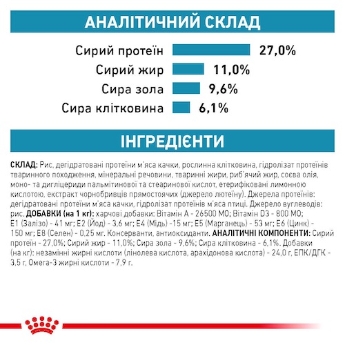 Сухой лечебный корм для взрослых кошек при пищевой непереносимости и аллергии Royal Canin Veterinary Sensitivity Control s/o index