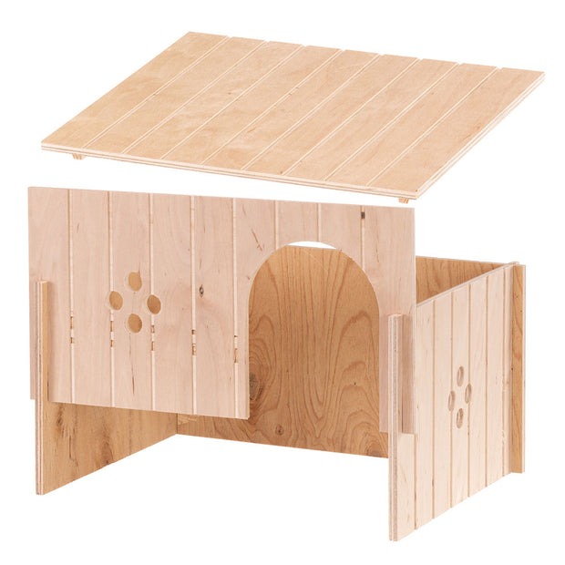 Дерев'яний будиночок для кроликів сертифікований FSC Ferplast SIN 4646/4647