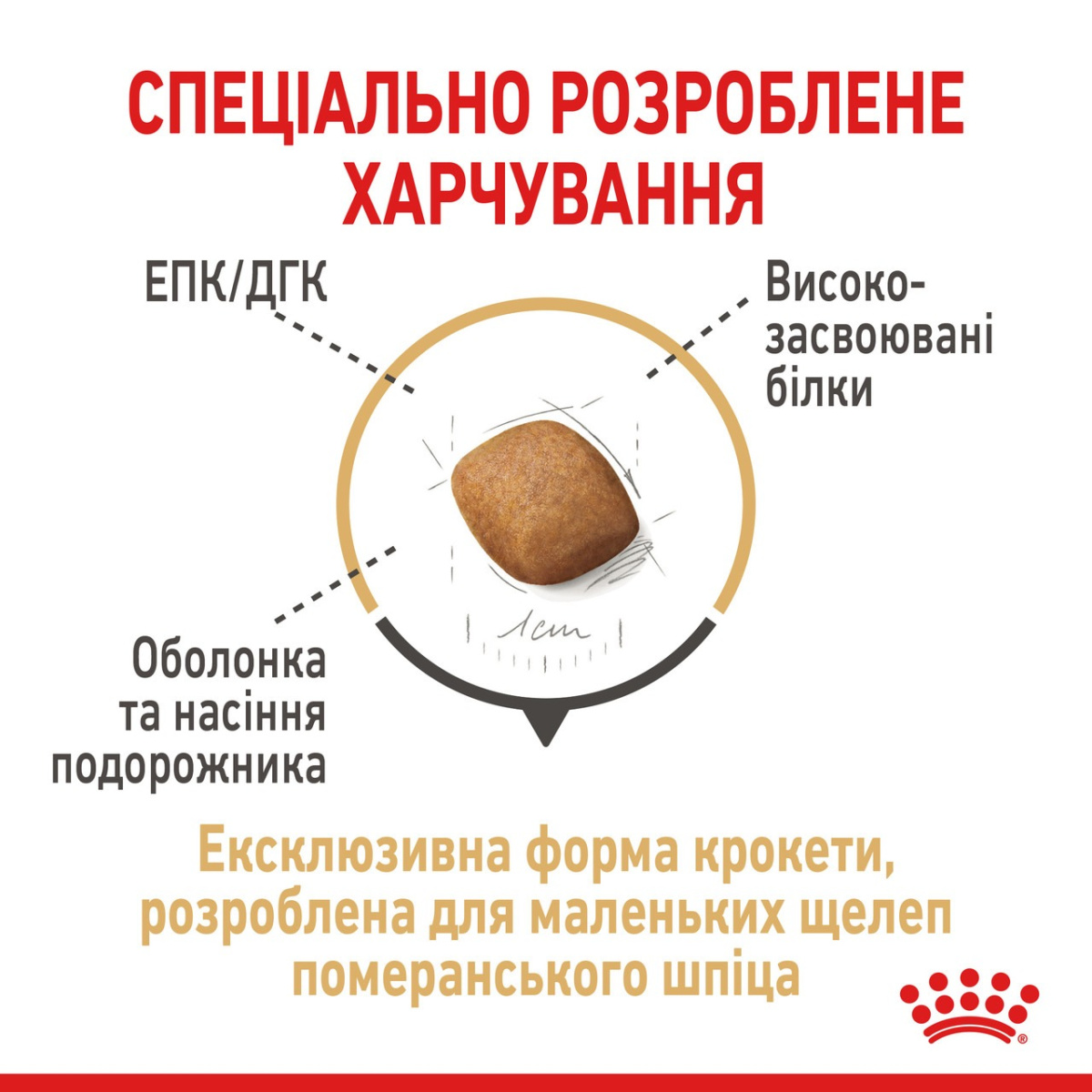 Сухой корм для собак породы Померанский Шпиц в возрасте от 8 месяцев Royal Canin Pomeranian Adult