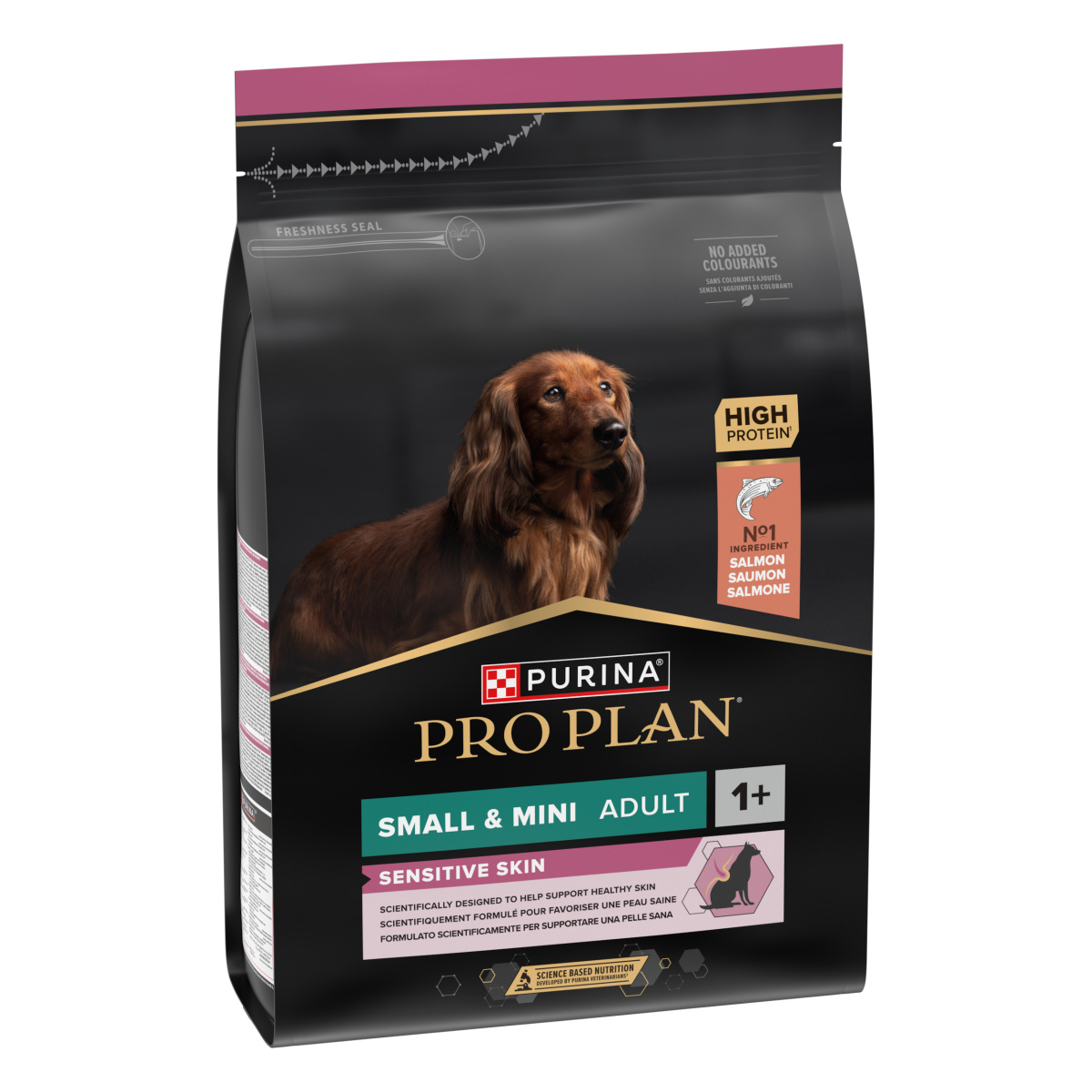 Сухий корм для собак маленьких порід з чутливою шкірою з Лососем Purina Pro Plan Small & Mini Adult 1+ Sensitive Skin Salmon