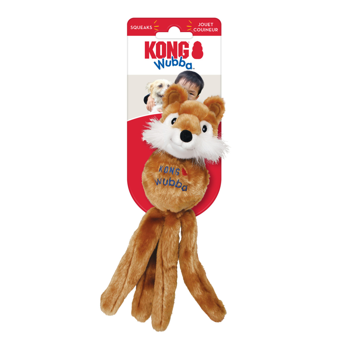 KONG Wubba Friends Интерактивная игрушка для собак Плюшевые Животные Вубба