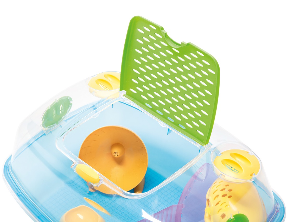 Клітка для хом'яка з будиночком, каруселлю та мискою Imac Yo-Yo Plus