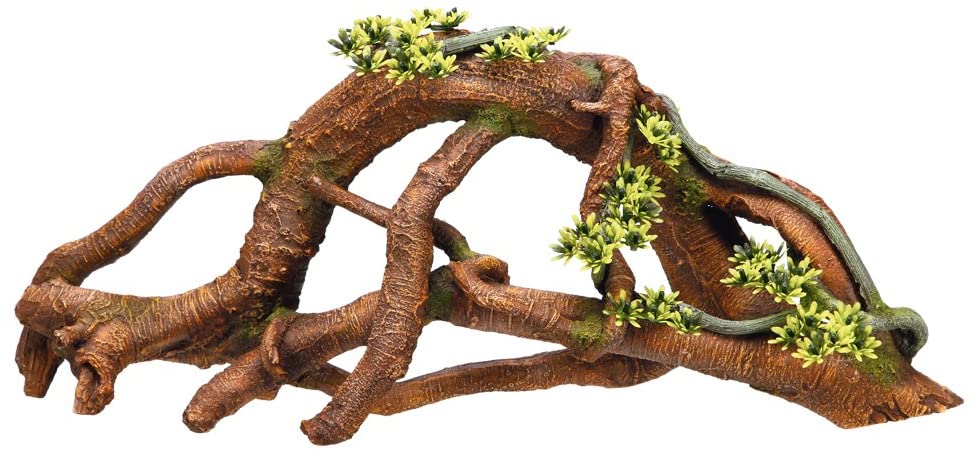 Декор для аквариума Мангровая коряга-арка с цветами Snag Mangrove Aqua Ornaments Nobby
