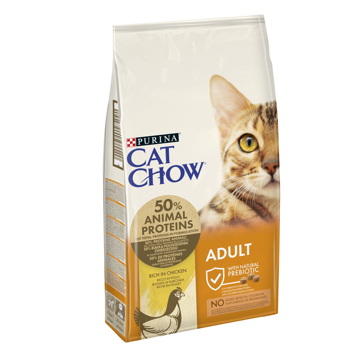 Сухий корм з куркою для дорослих котів Purina Cat Chow Adult Rich in Chicken