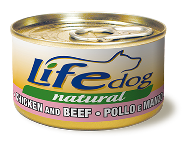 Консерва для собак Курица с Говядиной Life Dog Natural Chiken & Beef