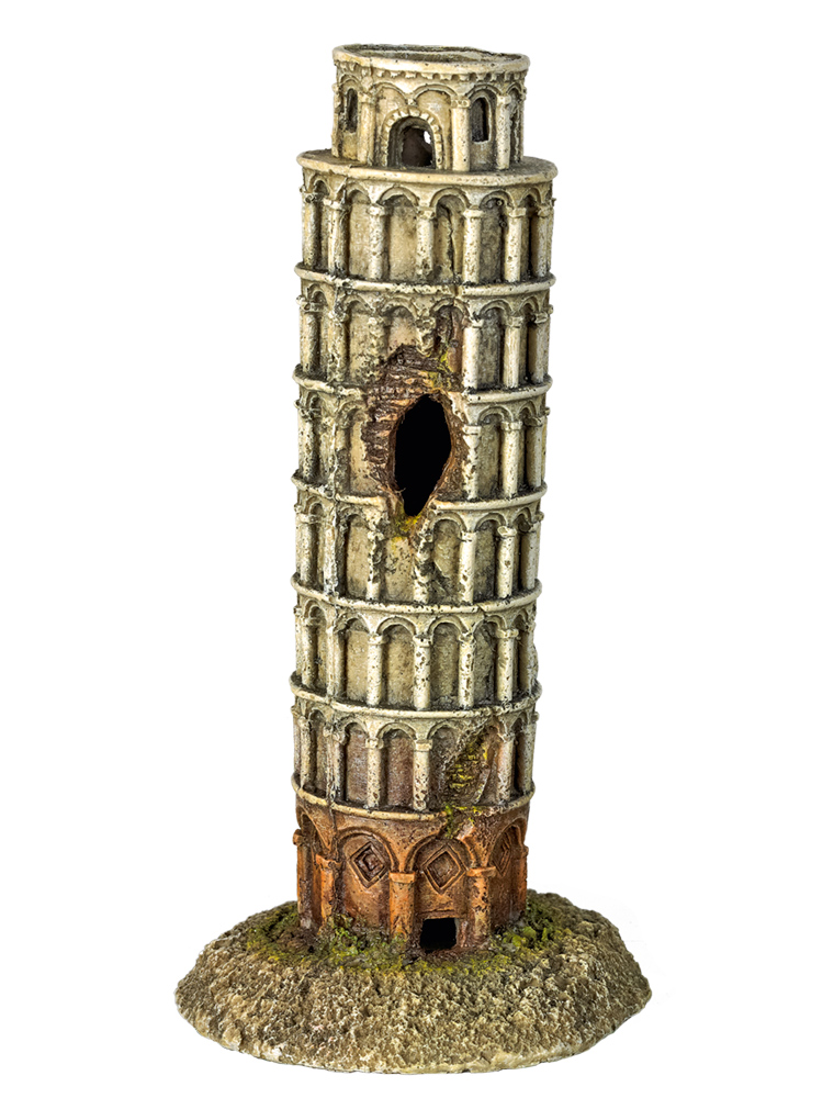 Декор для аквариума Пизанская башня Pisa Tower Aqua Ornaments Nobby