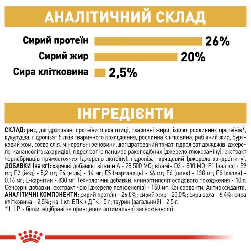 Сухий корм для собак породи Ротвейлер віком від 18 місяців Royal Canin Rottweiler Adult