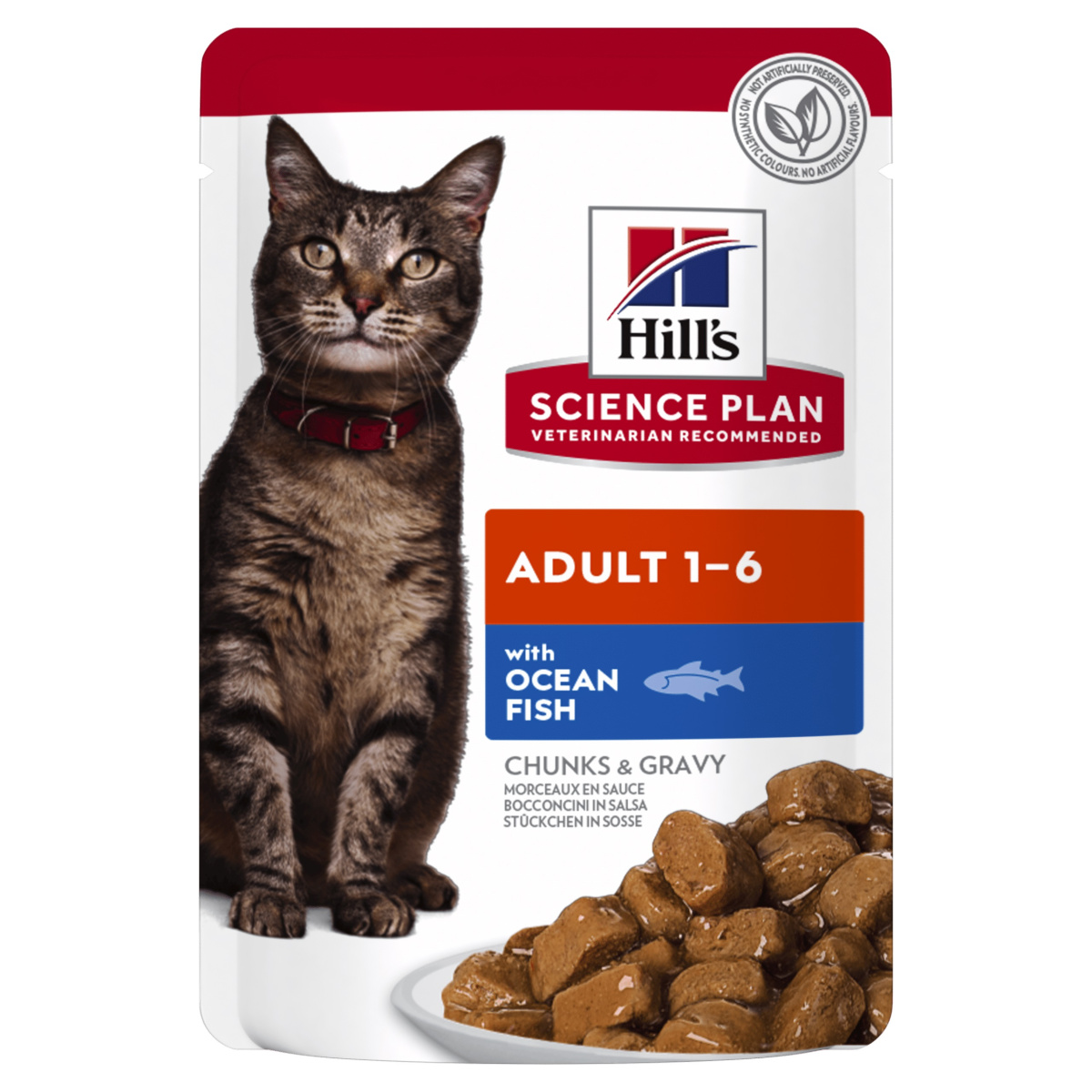 Влажный корм с океанической рыбой для котов в возрасте от 1 до 6 лет Hill's Science Plan Cat Adult Ocean Fish