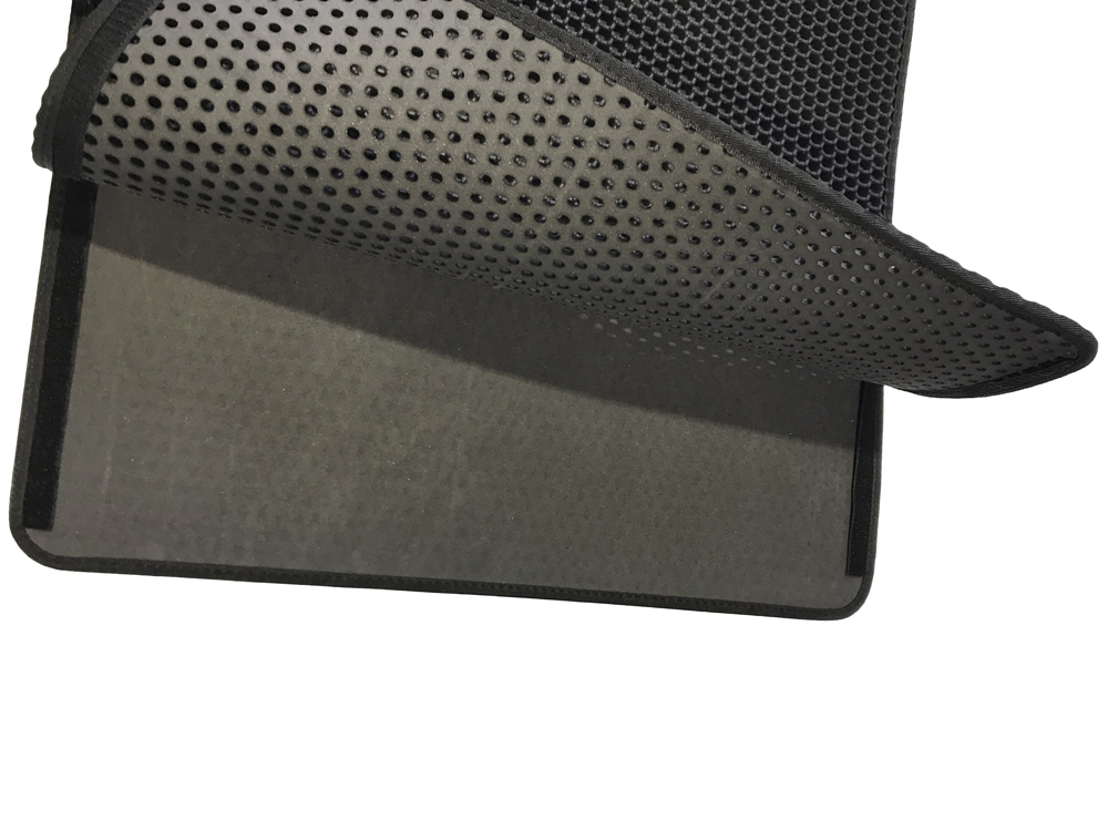 Двошаровий килимок-сито на липучках під котячий туалет для ретельного очищення лап Clean Nobby