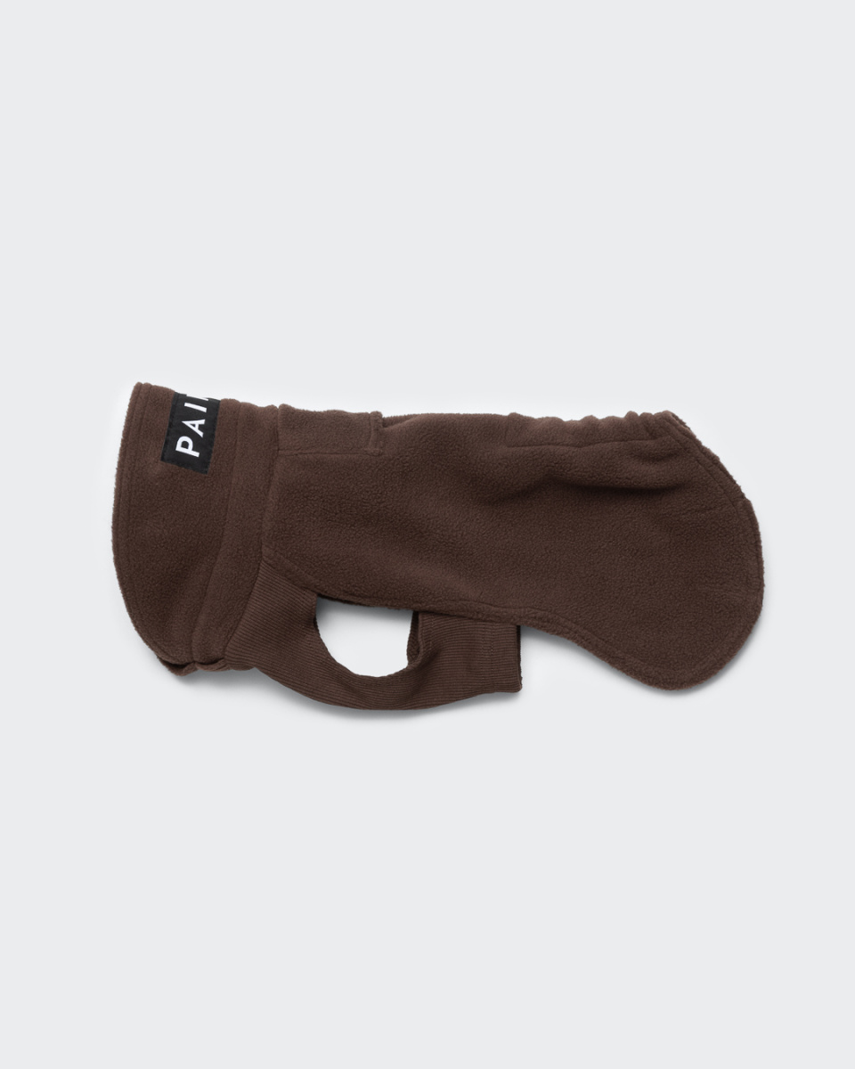 Інноваційна теплоізоляційна сорочка для собак PAIKKA Seawool Shirt Choco