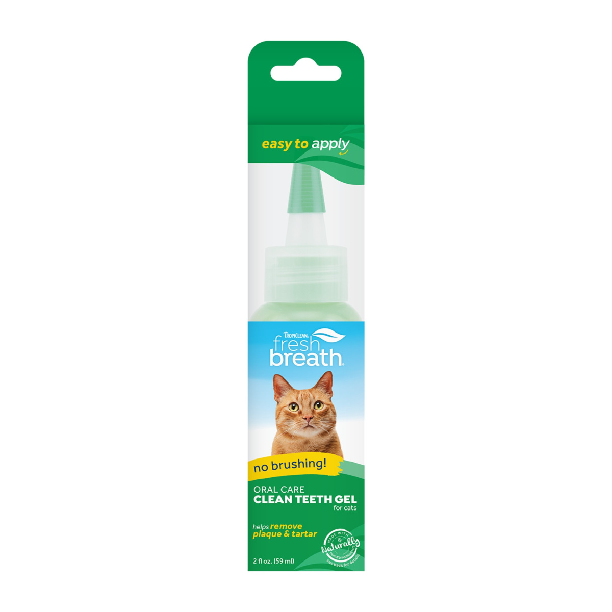 Гель для самоочищения зубов котов TropiClean No Brushing Oral Care Clean Teeth Gel For Cats