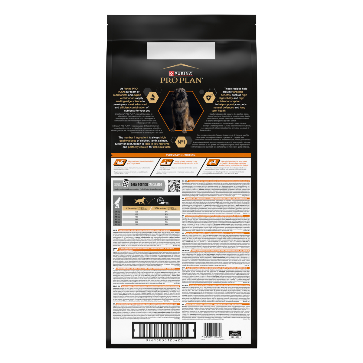 Сухий корм для великих собак масивної статури з Куркою Purina Pro Plan Large Robust Adult 2+ Chicken