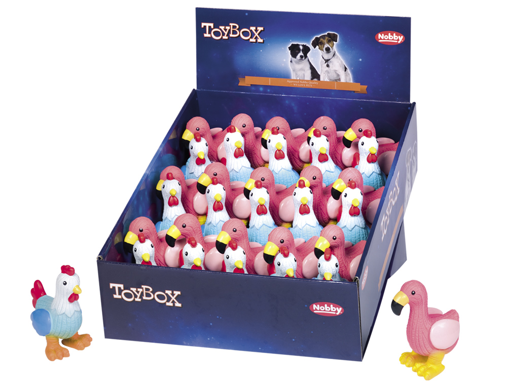Іграшка для маленьких собак ToyBox Пташки Latex Nobby