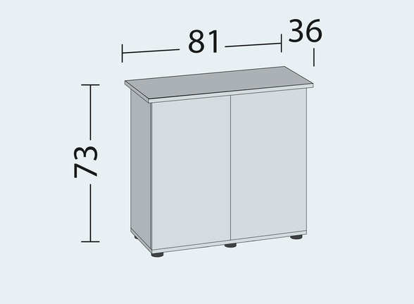 Двухдверная тумба под аквариум 125 л Juwel SBX Rio 125