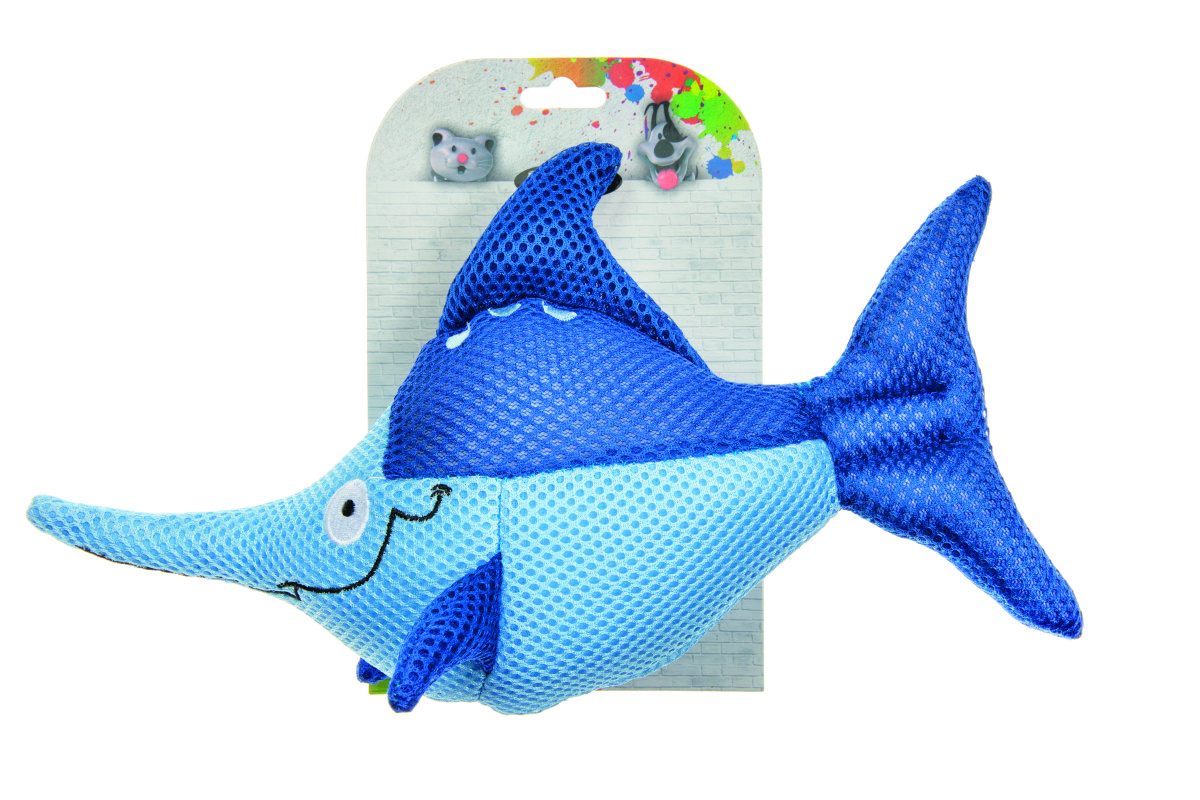 Мягкая игрушка для собак Рыба-меч с пищалкой Imac Mesh Swordfish Мягкая игрушка для собак Рыба-меч с пищалкой Imac Mesh Swordfish