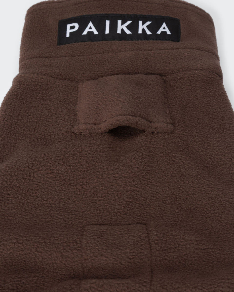 Інноваційна теплоізоляційна сорочка для собак PAIKKA Seawool Shirt Choco