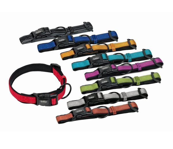 Світловідбиваючий нашийник для собак з хутрозахисною підкладкою Classic Reflect Soft Collar Nobby