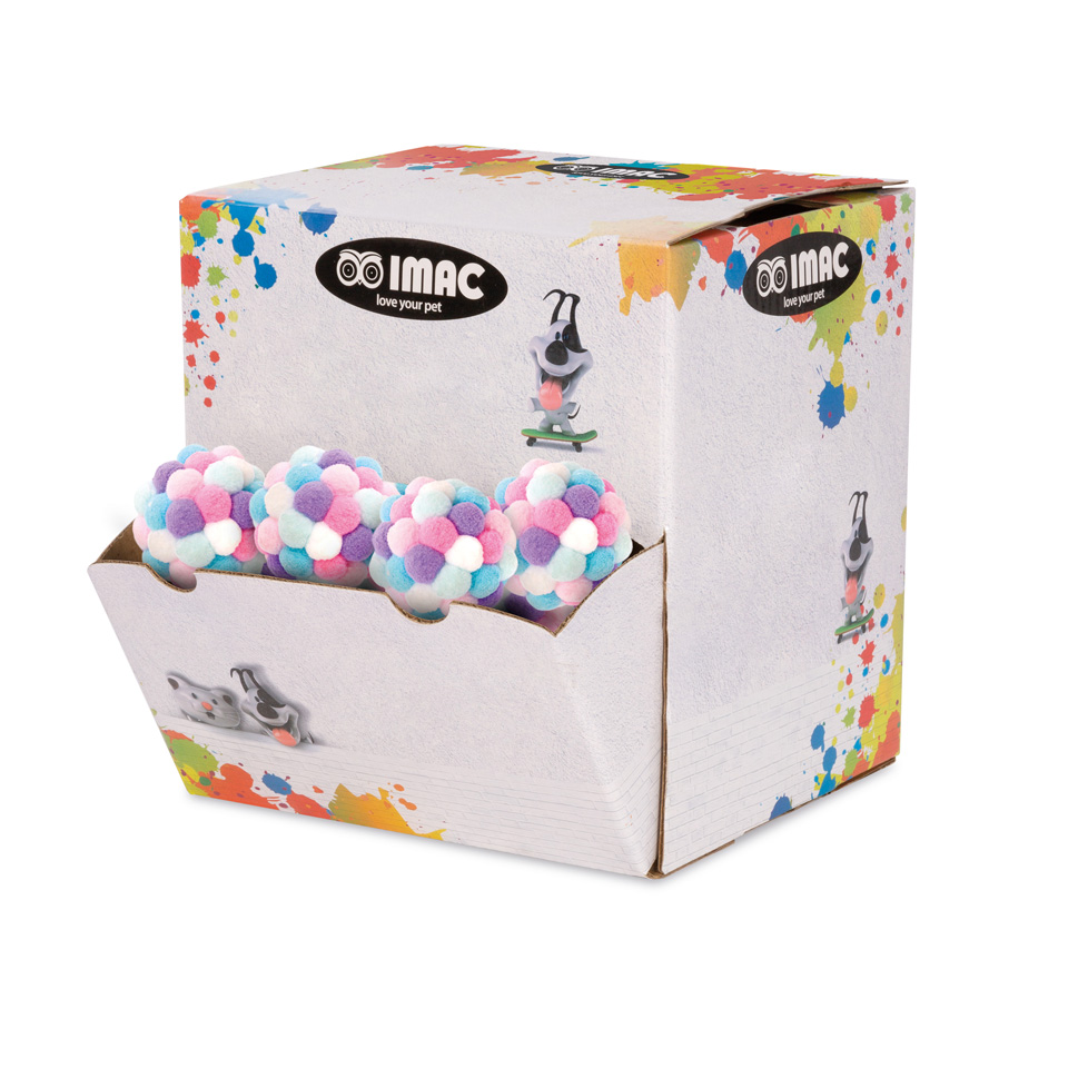 М'яка іграшка для котів Кольорові Молекули Imac ToyBox Soft Coloured Balls М'яка іграшка для котів Кольорові Молекули Imac ToyBox Soft Coloured Balls